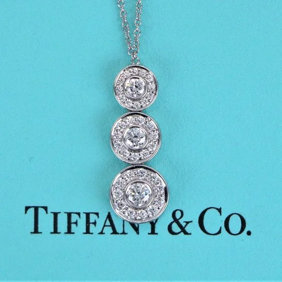 Tiffany Jewelry 9716 Tiffany Co Platinum Diamond Bezel